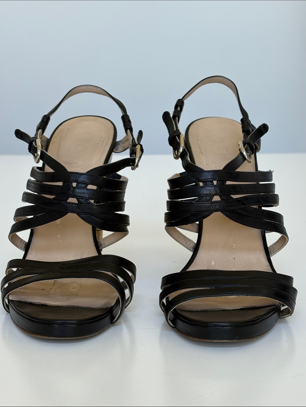 CHANEL Black Strappy Sandals - Spring 2013